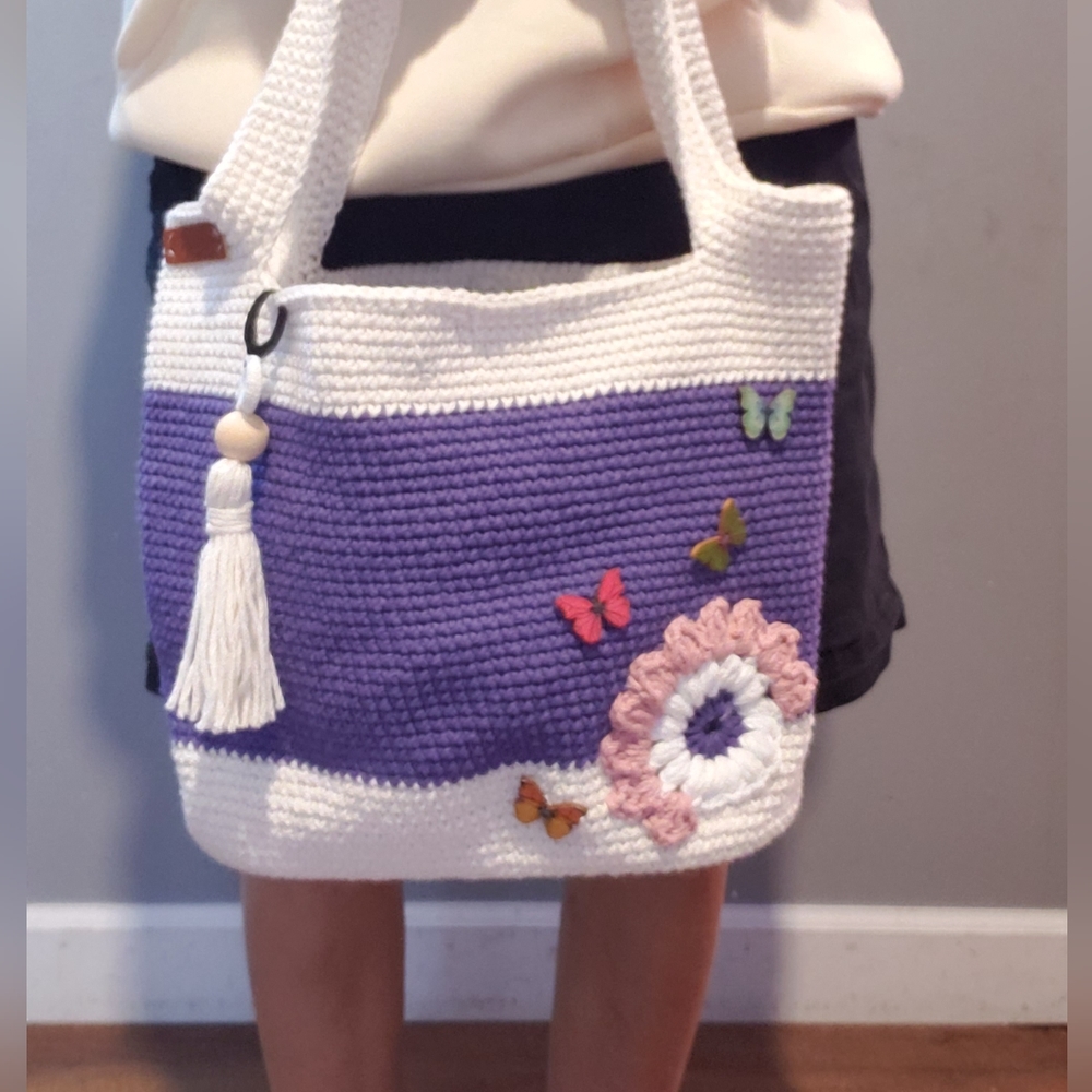 Crochet Shoulder Bag Handmade With Variety Color and Design